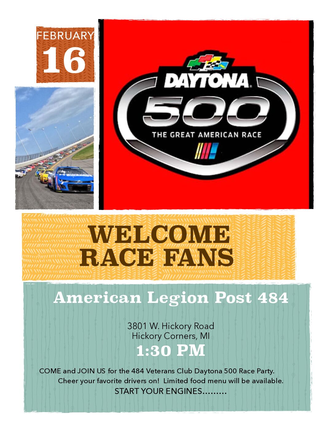 Daytona 500 Race Party